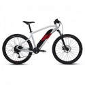 MTB Eléctrica ROCKRIDER E-St 100 27.5'' Blanco/Rojo