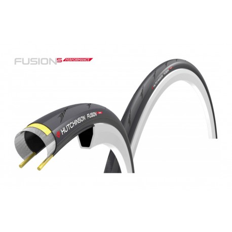 Cubierta HUTCHINSON FUSION 5 PERF Kevlar Pro Tech 700x23 Negro