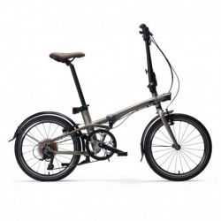 Bicicleta plegable  B'TWIN Fold 560 Color Bruto Pintura