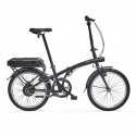 Bicicleta Plegable Eléctrica B'TWIN E Fold 100 Negro