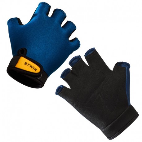 Guantes Mitones para niños B'TWIN Azul