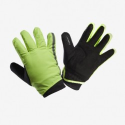 Guantes Invierno para niños B'TWIN 500 Amarillo Fluorescente