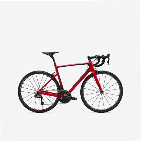 Bicicleta de Carretera VAN RYSEL Edr Cf Ultegra Di2 Rojo Zapatas