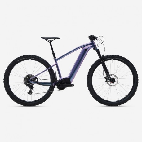 Bicicleta de Montaña Eléctrica ROCKRIDER E-Expl 700 29'' Moradoa Iridiscente