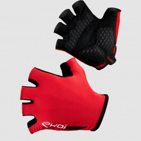 Guantes EKOI Gel Strada Rojo