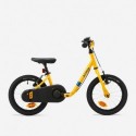 Bicicleta Sin Pedales B'TWIN Discover 500 Niños 3-5 Años Amarillo 14''