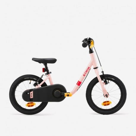 Bicicleta Sin Pedales B'TWIN Discover 500 Niños 3-5 Años Rosa 14''