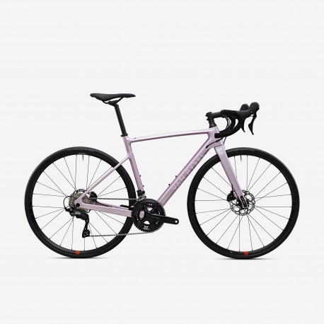 Bicicleta de Carretera VAN RYSEL Ncr Cf 105 12 Velocidades Lila