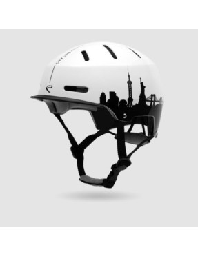 Casco EKOI City Line Blanco/Negro