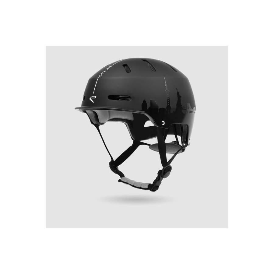 Casco EKOI City Line Negro