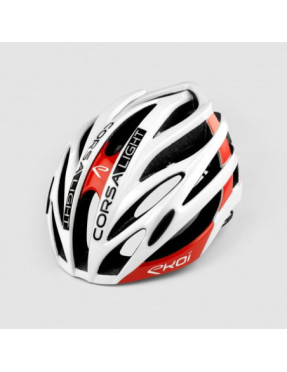 Casco EKOI Corsa Light Blanco/Rojo