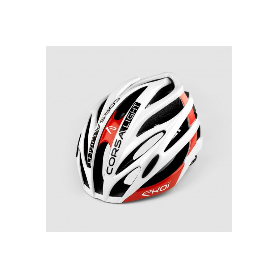 Casco EKOI Corsa Light Blanco/Rojo