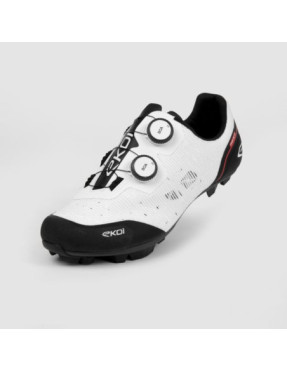 Zapatos EKOI Racing XC C4 Boa Blancos