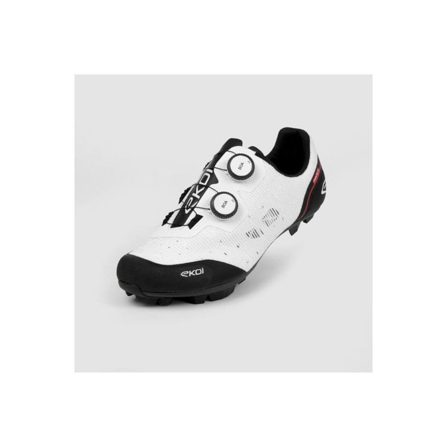 Zapatos EKOI Racing XC C4 Boa Blancos