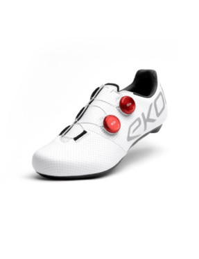 Zapatillas EKOI Racing C12 Pro Team Ltd BikingMan Blanca