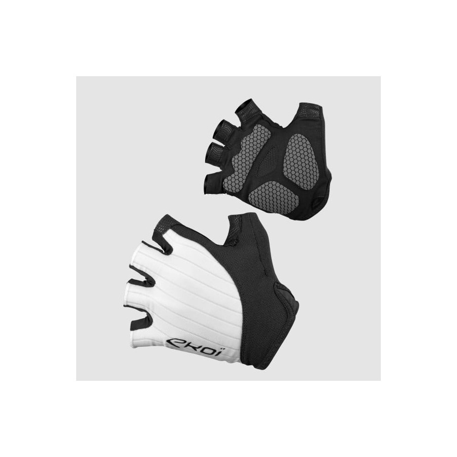 Guantes Ciclismo EKOI Silicon Concept Blancos