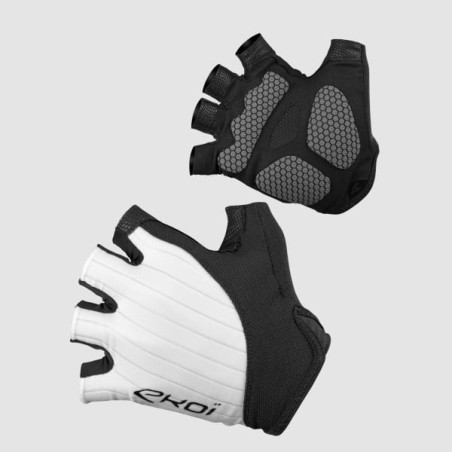 Guantes Ciclismo EKOI Silicon Concept Blancos