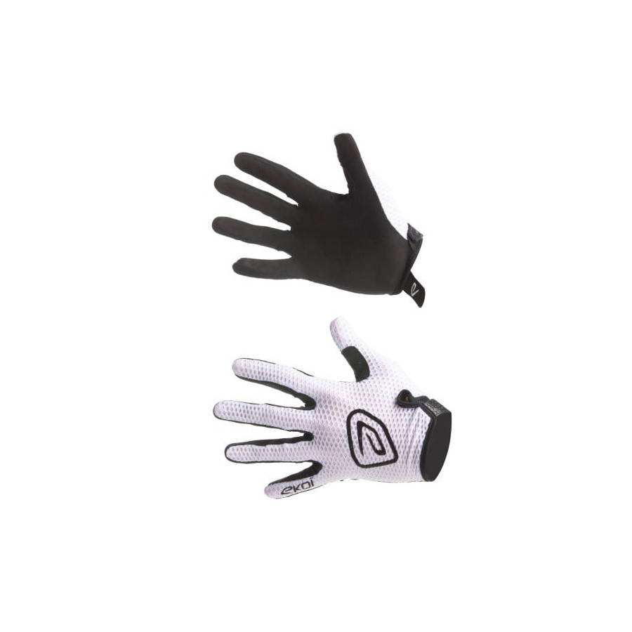 Guantes MTB EKOI Racing R Blanco