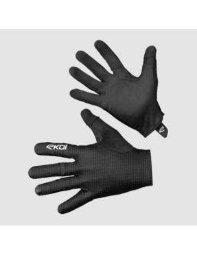 Guantes MTB EKOI Racing Skin Negro