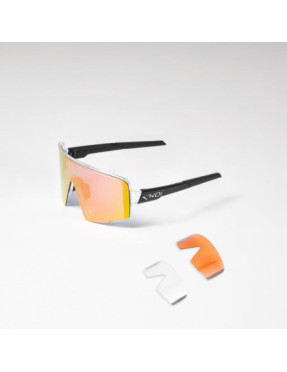 Gafas EKOI Racing Magnetic Translúcida Blanca Revo Rosa