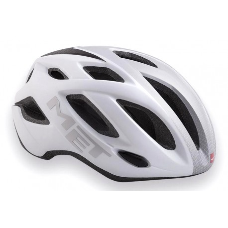 Casco MET Idolo Blanco/Plata Mat