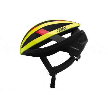 Casco ABUS Viantor Amarillo Fluo/Rojo