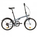 Bicicleta Plegable B'TWIN TILT 120 Gris