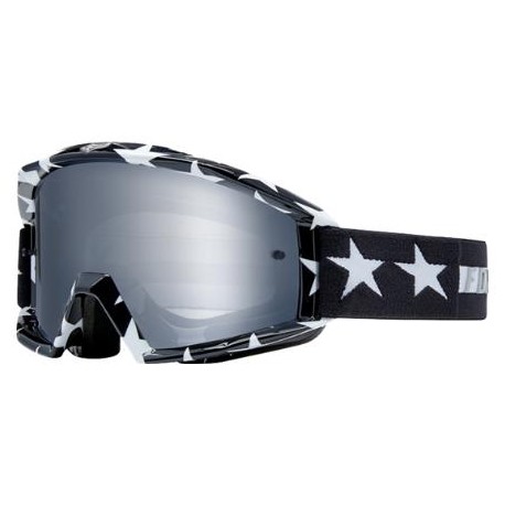 Máscara FOX Main Goggle Stripe Negro/Blanco