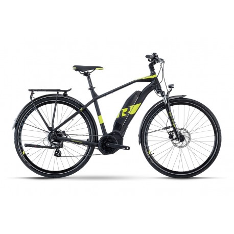 Bicicleta Híbrida Eléctrica R RAYMON TourRay E 1.0 Negro/Verde 2021