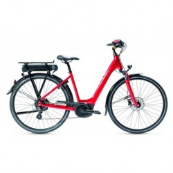 Bicicleta de Ciudad Mujer GITANE e-Salsa Yamaha D8 26 Rojo