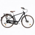 Bicicleta Urbana ELOPS 900 Cuadro alto Negro